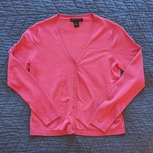 August Silk v-neck cardigan